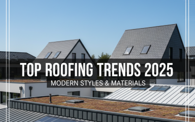 Top Roofing Trends in 2025: Modern Styles and Materials